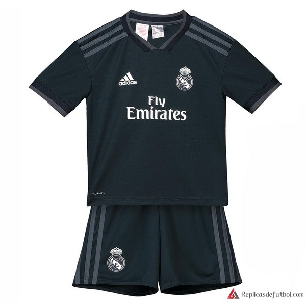 Camiseta Real Madrid Segunda equipación Niños 2018-2019 Negro